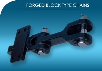 forged block type chains